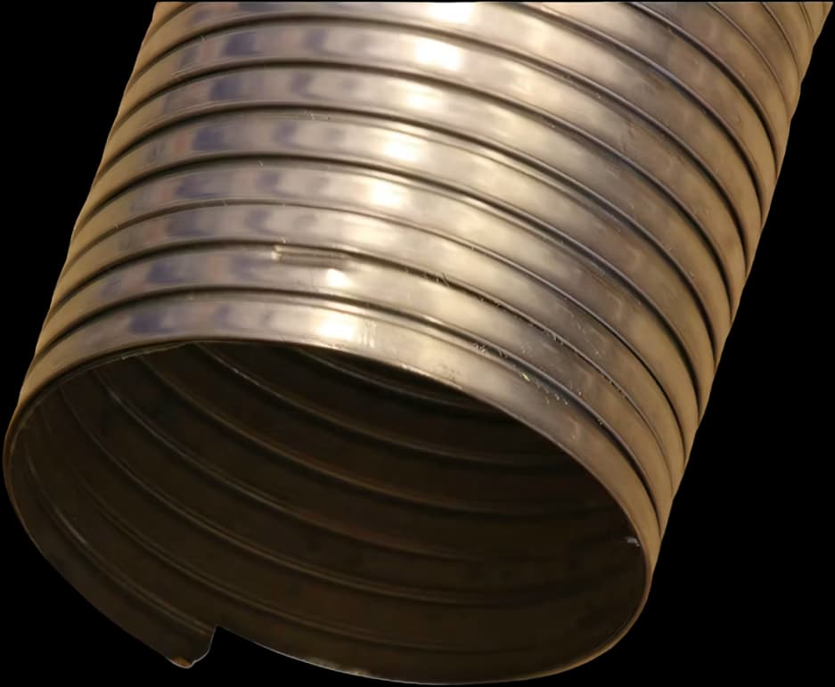 Flex Pipe, 5" Stainless Steel Pipe, 10' Roll