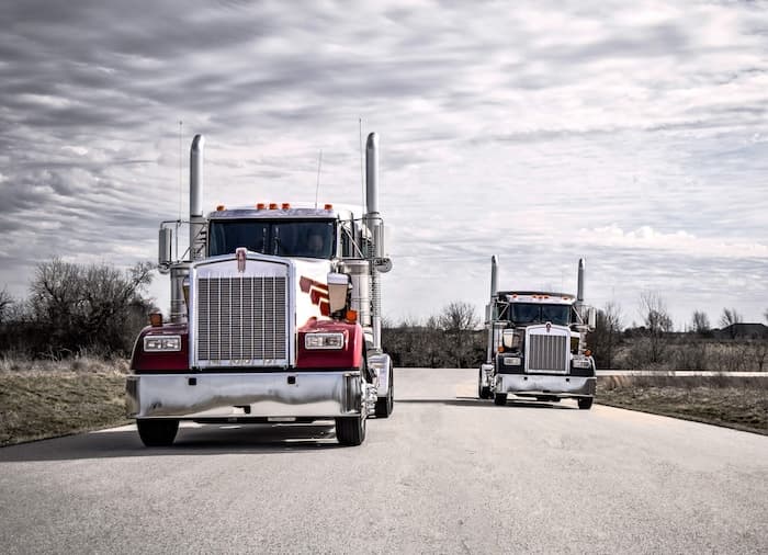 Kenworth Trucks Driving