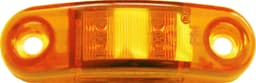 LED Side Marker/ Outline Light, Oval, Ece, 2M Leads 2.75"X.75" Multi-volt, amber, bulk pack (Pack of 50) - 1268A-MV