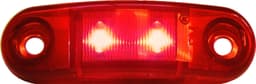 LED Side Marker/ Outline Light, Oval, Ece, 2M Leads 2.75"X.75" Multi-volt, red, bulk pack (Pack of 50) - 1268R-MV