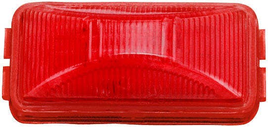 Incandescent Marker/ Clearance, PC-Rated Rectangular, 2.48"X1.20", red (Pack of 24) - 150R