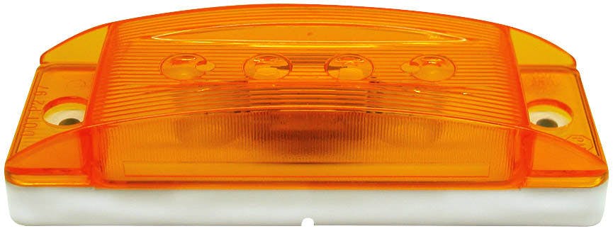 Incandescent Marker/ Clearance, PC-Rated, Rectangular, Hard Hat Ii, 5.81"X1.97", amber, bulk pack (Pack of 50)