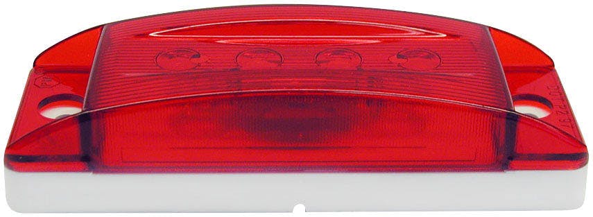 Incandescent Marker/ Clearance, PC-Rated, Rectangular, Hard Hat Ii, 5.81"X1.97", red, bulk pack (Pack of 50)