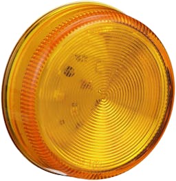 LED Marker/ Clearance, P2, Round, AMP, 2.5", amber (Pack of 12) - 162A_df8df64e-706f-42bd-8de8-1dcc008896b6