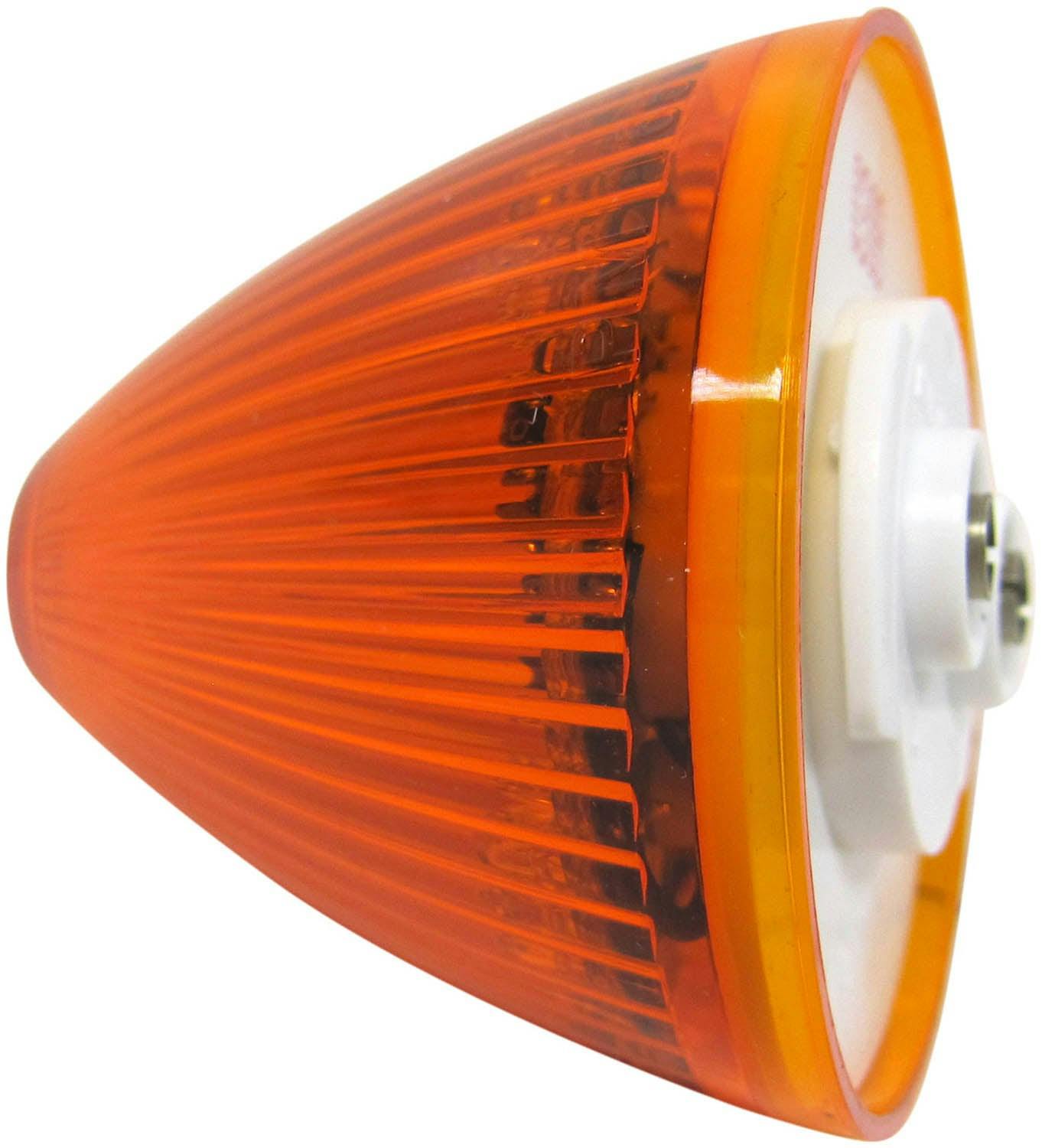 LED Marker/ Clearance, Round, Beehive, 2", amber, bulk pack (Pack of 50)