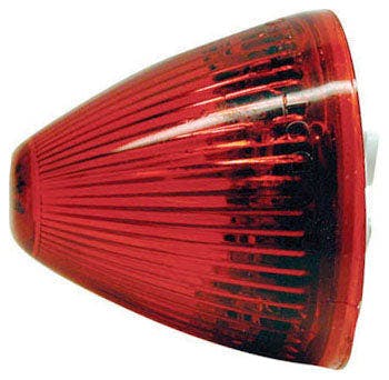 LED Marker/ Clearance, Round, Beehive, 2", red, bulk pack (Pack of 50)
