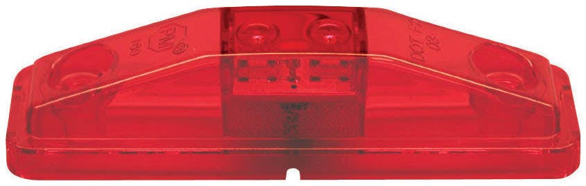 LED Marker/ Clearance, P2, Rectangular, 4.06"X1.06", red, bulk pack (Pack of 100)