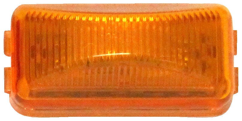 LED Marker/ Clearance, PC-Rated Rectangular, 2.48"X1.2", amber (Pack of 24) - 203A