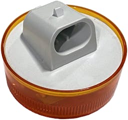 LED Marker/Clearance PC-Rated, Round AMP 2" - 209A_rear