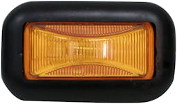 LED Marker/ Clearance Light, PC-Rated, Rectangular, Kit w/ Grommet, 2.48"X1.20", amber (Pack of 100) - 2636A