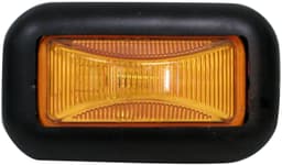 LED Marker/ Clearance Light, PC-Rated, Rectangular, Kit w/ Grommet, 2.48"X1.20", amber (Pack of 100) - 2636A