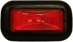 LED Marker/ Clearance Light, PC-Rated, Rectangular, Kit w/ Grommet, 2.48"X1.20", red (Pack of 100) - 2636R