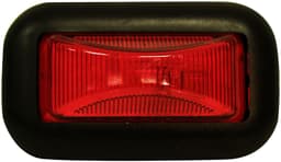 LED Marker/ Clearance Light, PC-Rated, Rectangular, Kit w/ Grommet, 2.48"X1.20", red (Pack of 100) - 2636R