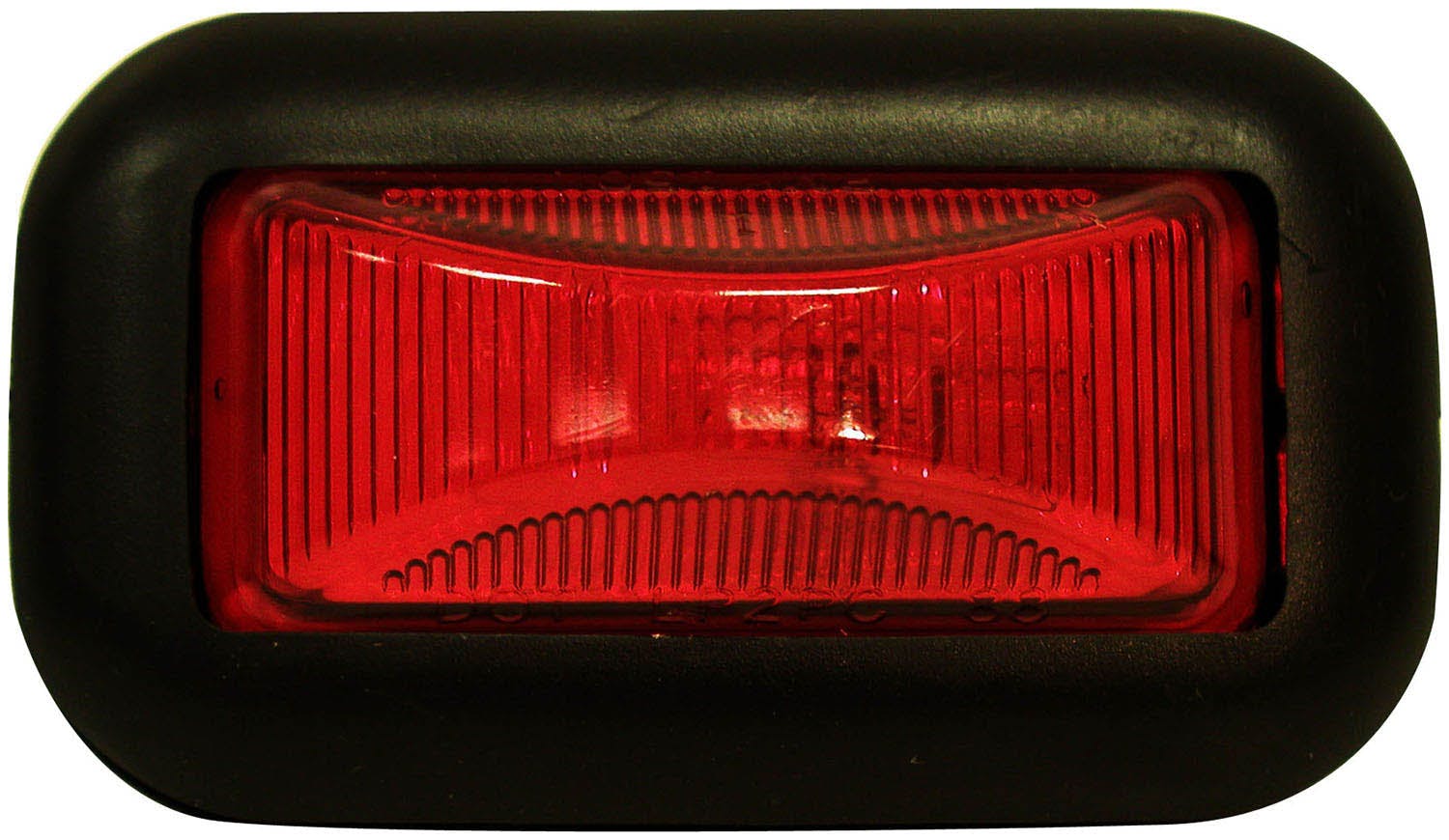 LED Marker/ Clearance Light, PC-Rated, Rectangular, Kit w/ Grommet, 2.48"X1.20", red (Pack of 100) - 2636R