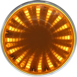 LED Auxiliary Tunnel Light, Round, 2", amber, bulk pack (Pack of 50) - 274A