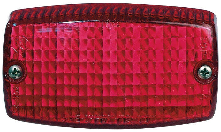 Incandescent Stop/Turn/Tail, Surface-Mount, 4.5625"X2.5", red (Pack of 6)
