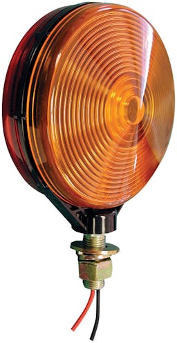 Incandescent Stop/ Turn, Double-Face, Red/Amber, 4.125", red + amber (Pack of 6) - 313-2RA