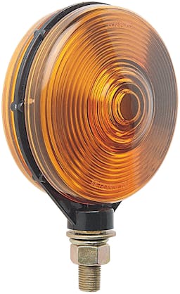 Incandescent Stop/ Turn, Double-Face, Round, Amber/Amber, 4.125", amber (Pack of 6) - 313AA-1