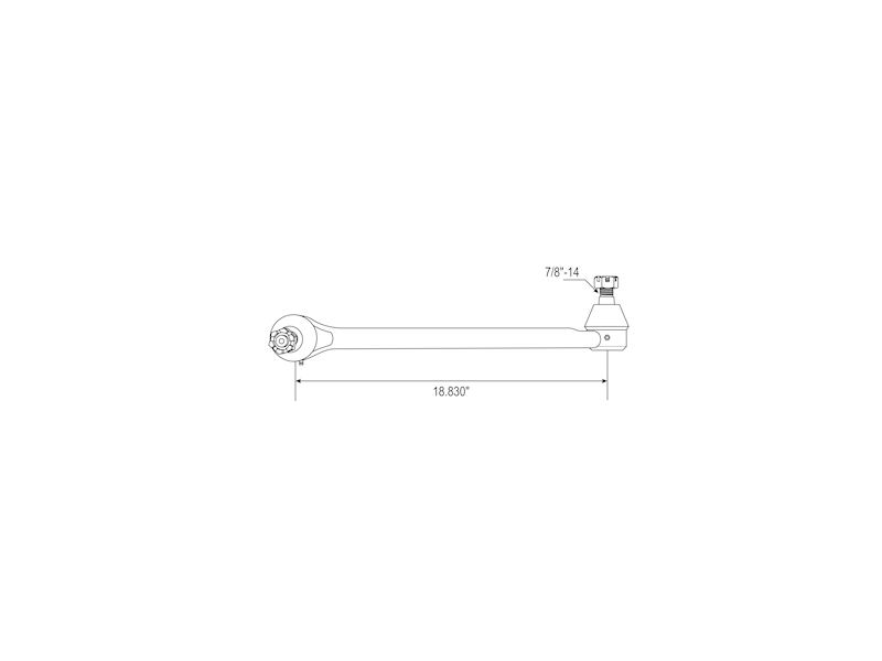 Drag Link Assembly for Freightliner - 33a9eceb3b24f508c6f7f985888f4760