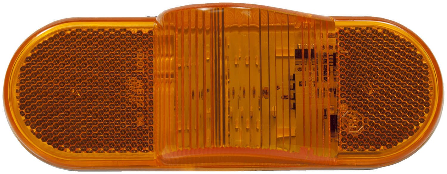 LED Mid-Turn/ Side Marker, Oval, 6.50"X2.25", amber, bulk pack (Pack of 50)
