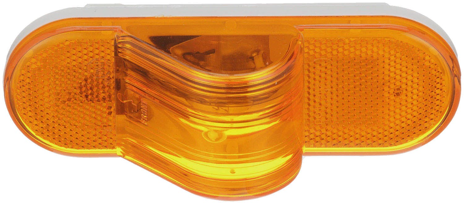 Incandescent Mid-Turn Side Marker, Oval, 6.5"X2.25", amber (Pack of 12)