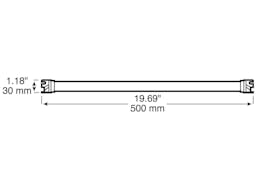 LED Cove Light, 18", Multi-volt, white, bulk pack (Pack of 50) - 359-3_line_dual_front-BX5_df6f62be-febf-43b4-aaca-1cd1113fdfac