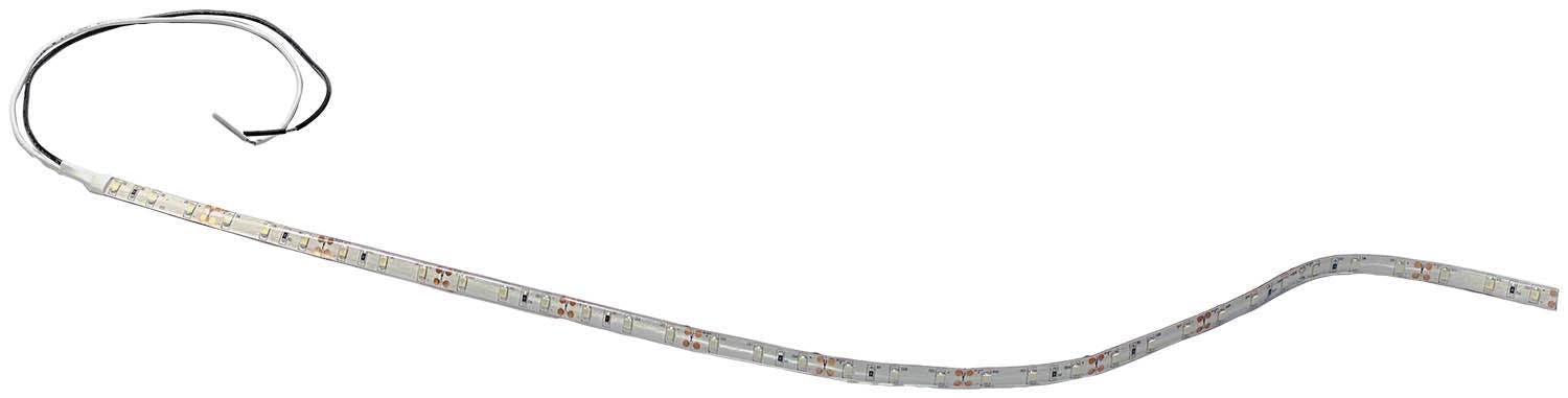 LED White Strip Light, 24", Lead Wires One End, white, bulk pack (Pack of 10) - 363-1