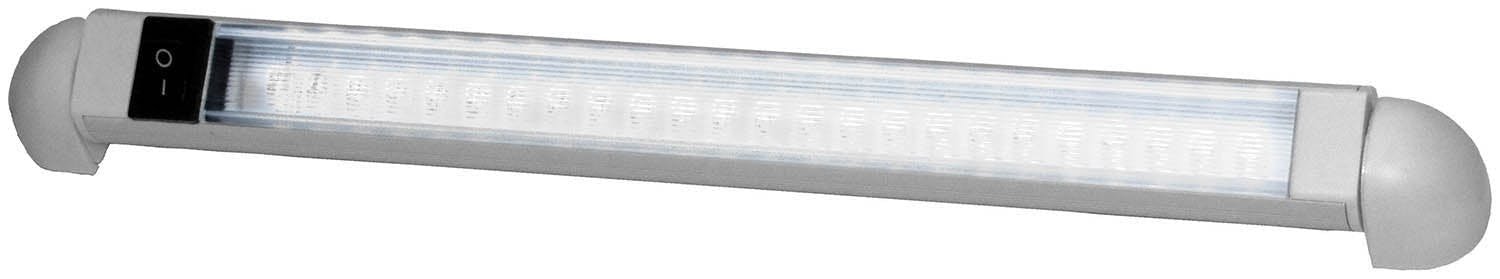 LED Interior Light, Oblong, Rotating w/ Switch, 11.73"X1.06", white (Pack of 4) - 369S