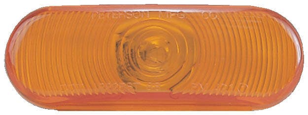 Incandescent Turn Signal, Oval, 6.50"X2.25", amber (Pack of 12)