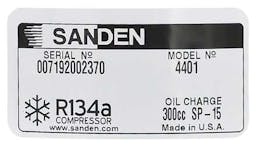 Sanden Enhanced Compressor, for Universal Application - 5288E-6
