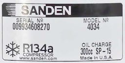 Sanden A/C Compressor, for Off-Road - 5306-6