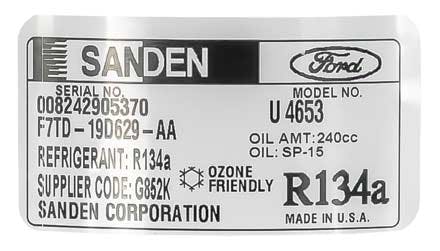 Sanden A/C Compressor, for Ford - 5307-6