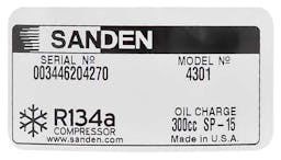 Sanden A/C Compressor, for Off-Road - 5316-6