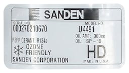 Sanden A/C Compressor, for Freightliner - 5329-6