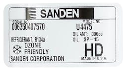 Sanden A/C Compressor, for Freightliner - 5330-6
