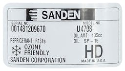 Sanden A/C Compressor, for GMC - 5341-6
