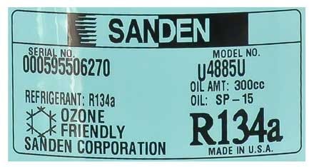 Sanden A/C Compressor, for Ford - 5371-6