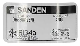 Sanden A/C Compressor, for Volvo - 5381-6