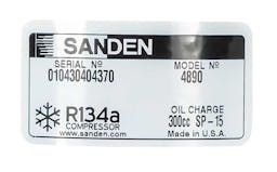Sanden A/C Compressor, for Volvo - 5382-6