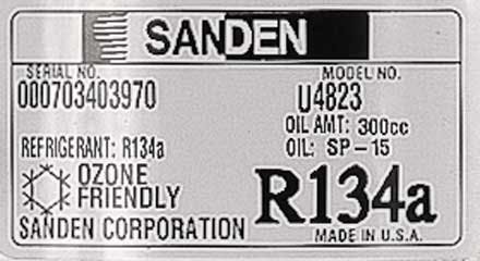 Sanden A/C Compressor, for Volvo - 5390-6
