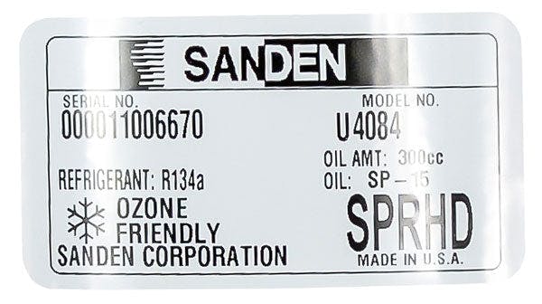 Sanden A/C Compressor, for Freightliner - 5397-6