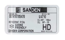Sanden A/C Compressor, for Universal Application - 5413-6