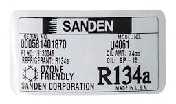 Sanden A/C Compressor, for GMC - 5429-6