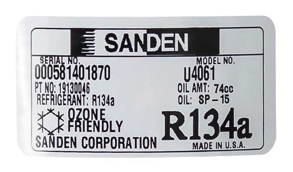 Sanden A/C Compressor, for GMC - 5429-6
