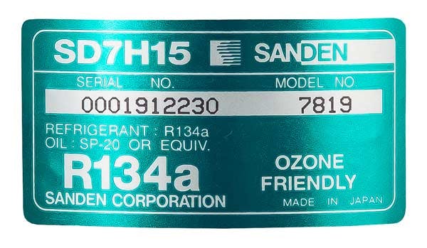 Sanden A/C Compressor, for Universal Application - 5702-6