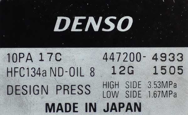 Denso Compressor, for John Deere - 5830-6