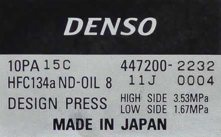 Denso Compressor, for John Deere - 5835-6