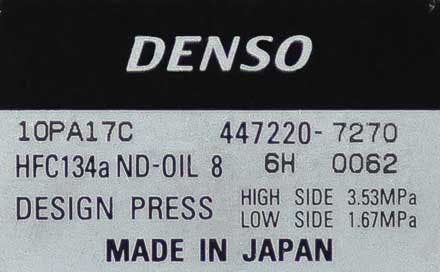 Denso Compressor, for John Deere - 5836-6