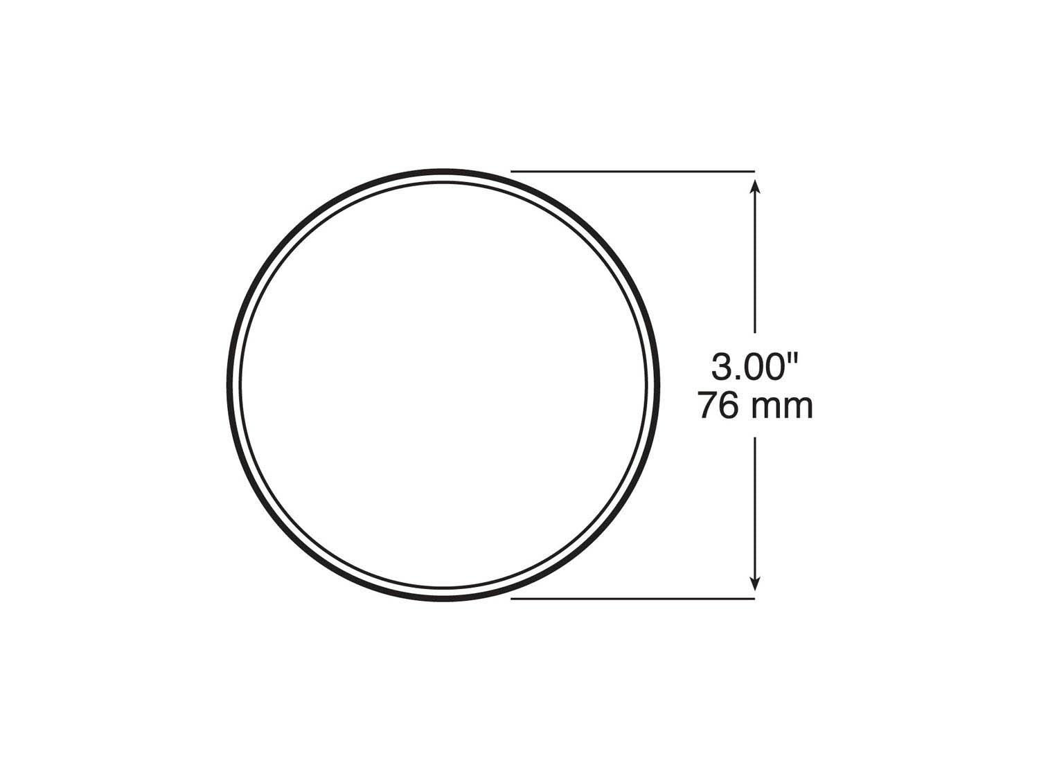 Mirror, Blind-Spot, Round, 3" (Pack of 12) - 603_line_dual_front-BX5