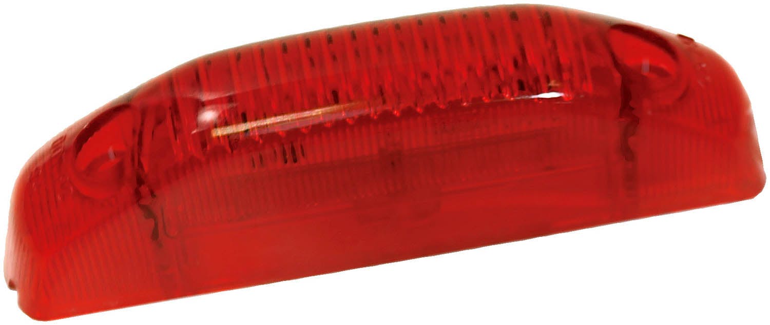 LED Marker/ Clearance, P2, Rectangular, Thin-Line, 4.5"X.9" Multi-volt, red (Pack of 12) - 60R-MV